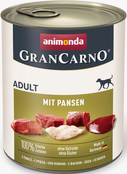 Hunde - Nassfutter ANIMONDA GranCarno Adult Pansen, 800 g