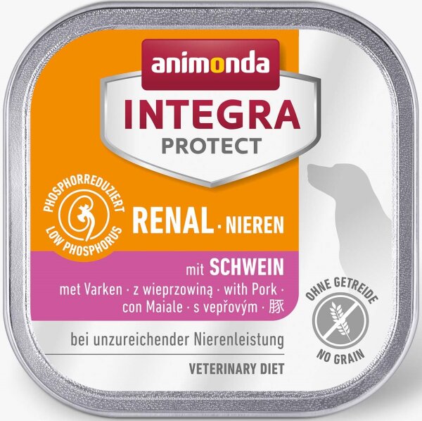 Hunde - Nassfutter ANIMONDA Integra Protect Adult Renal Schwein, 150 g