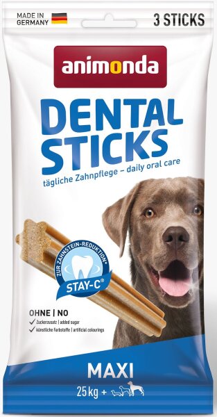 Hunde - Snacks ANIMONDA Dental Sticks Adult Maxi,165 g