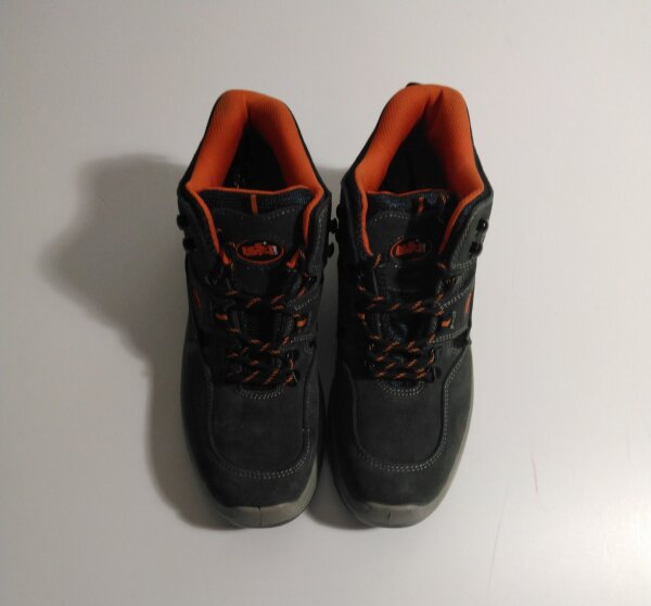 ISSA Line, Sicherheitsschuhe, grau - orange, Gr: 45, S1P SRC