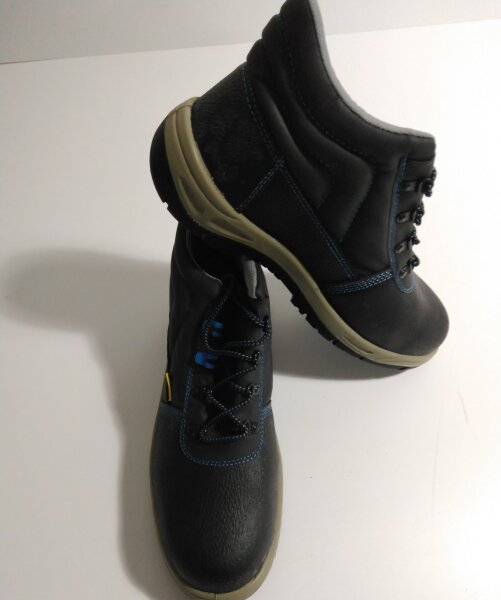 4WORK Sicherheitsarbeitsschuhe, Gr:40, schwarz - blau, 4W 101 BASIC S3 SRC
