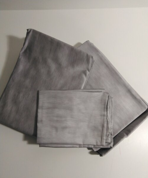 SATTY Satin - Bettwäsche, 200 x 200, grau