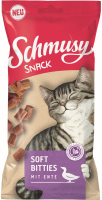 Katzen - Snacks SCHMUSY Adult Soft Bitties mit Ente, 60 g