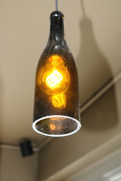 Flaschenlampe