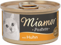 Katzen - Nassfutter MIAMOR Adult Pastete Huhn, 85 g