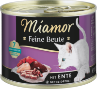 Katzen - Nassfutter MIAMOR Adult Feine Beute Ente, 185 g