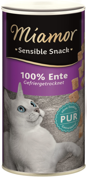 Katzen - Snacks MIAMOR Adult Sensible Snack Ente pur, 30 g