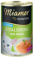 Katzen - Vitaldrink MIAMOR Kitten Trinkfein mit Huhn, 135 ml