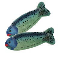 NOBBY Forellen mit Catnip, 9,5 cm, 2er Set