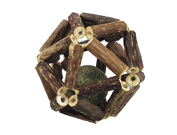 NOBBY Ball mit gepresster Catnip Kugel, Ø 8 cm