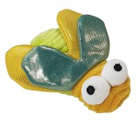 NOBBY Käfer aus Stoff mit Catnip, grün, 9,5 cm