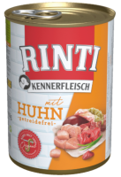 Hunde - Nassfutter RINTI Adult Kennerfleisch mit Huhn, 400 g