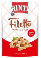 Hunde - Nassfutter RINTI Adult Filetto, Huhnfilet mit...