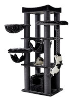 NOBBY Kratzbaum "RUBI" dunkelgrau, 197 cm hoch