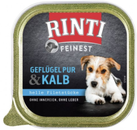 Hunde - Nassfutter RINTI Adult Feinest Geflügel Pur...