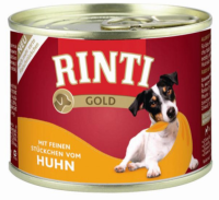 Hunde - Nassfutter RINTI Adult Gold Huhn, 185 g