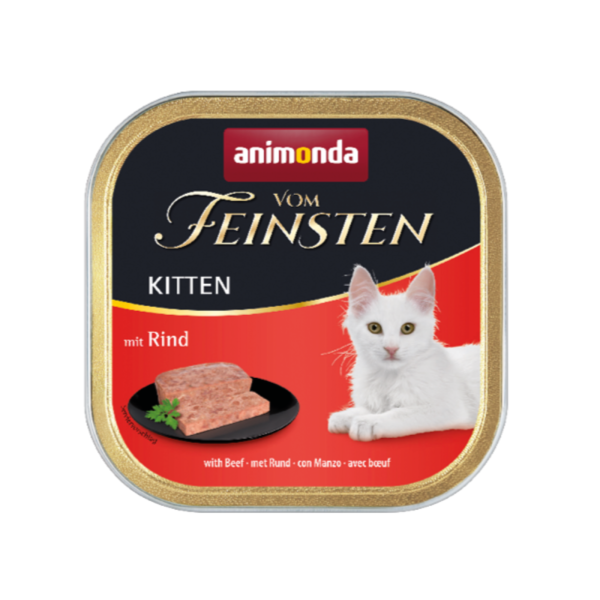 Katzen - Nassfutter ANIMONDA Vom Feinsten Kitten mit Rind, 100 g
