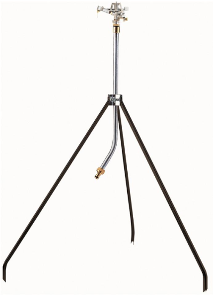 Aquajet Regner aus Metall auf teleskop- Dreifuss