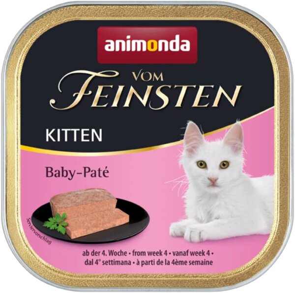 Katzen - Nassfutter ANIMONDA Vom Feinsten Kitten Baby Paté, 100 g