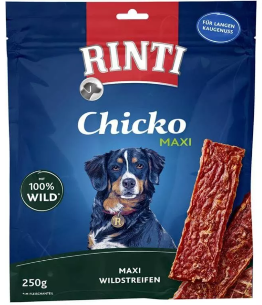 Hunde - Snack RINTI Chicko Maxi Wild Vorratspack, 250 g