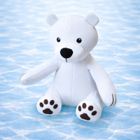 NOBBY Hundespielzeug Stoffeisbär wasserfest...