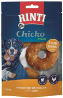 Hunde - Snack RINTI Chicko Kauringe groß mit Huhn,...