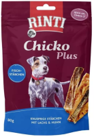 Hunde - Snack RINTI Chicko Plus Fisch-Stäbchen, 80 g