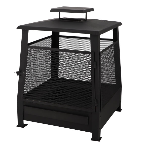 ESSCHERT DESIGN Terrassenofen "Pagode" mit Gitter