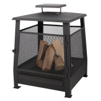 ESSCHERT DESIGN Terrassenofen "Pagode" mit Gitter