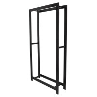 ESSCHERT DESIGN Holzlagerturm, schwarz, L