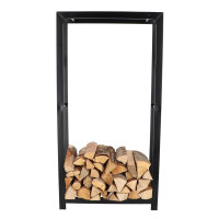 ESSCHERT DESIGN Holzlagerturm, schwarz, L