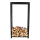ESSCHERT DESIGN Holzlagerturm, schwarz, L