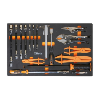 BETA WERKZEUGWAGEN 8 SCHUBLADEN orange RSC24/8-O + 333tlg. Sortiment 5988H/7M