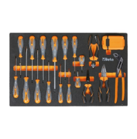 BETA WERKZEUGWAGEN 8 SCHUBLADEN orange RSC24/8-O + 333tlg. Sortiment 5988H/7M