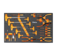 BETA WERKZEUGWAGEN 8 SCHUBLADEN orange RSC24/8-O + 333tlg. Sortiment 5988H/7M