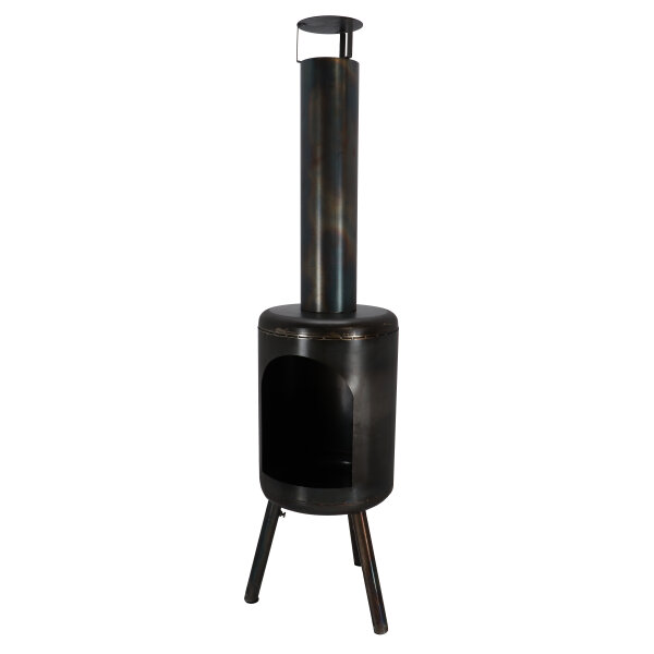 ESSCHERT DESIGN Terrassenofen aus Stahl, rund