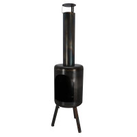 ESSCHERT DESIGN Terrassenofen aus Stahl, rund