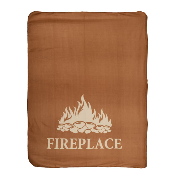 ESSCHERT DESIGN Fleecedecke "Fireplace"