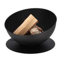 ESSCHERT DESIGN Schräge Feuerschale, schwarz