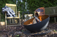 ESSCHERT DESIGN Schräge Feuerschale, schwarz