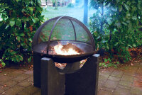 ESSCHERT DESIGN Funkenschutz für Feuerschalen, faltbar