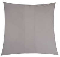 Sonnensegel Neptun Beach Quadrat 360 cm x 360 cm Silbergrau