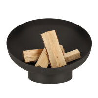 ESSCHERT DESIGN Schräge Feuerschale, schwarz