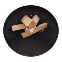 ESSCHERT DESIGN Schräge Feuerschale, schwarz