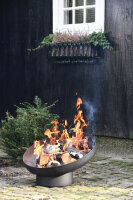 ESSCHERT DESIGN Schräge Feuerschale, schwarz