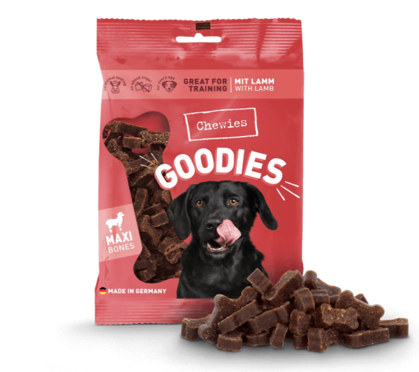 Hunde - Leckerli CHEWIES Goodies Maxi mit Lamm, 200 g
