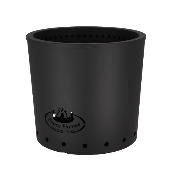 ESSCHERT DESIGN Holzpellet-Feuerkorb, schwarz