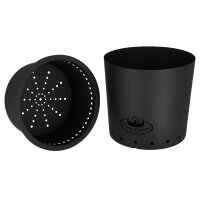 ESSCHERT DESIGN Holzpellet-Feuerkorb, schwarz