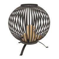 ESSCHERT DESIGN Feuerball mit Streifen, schwarz