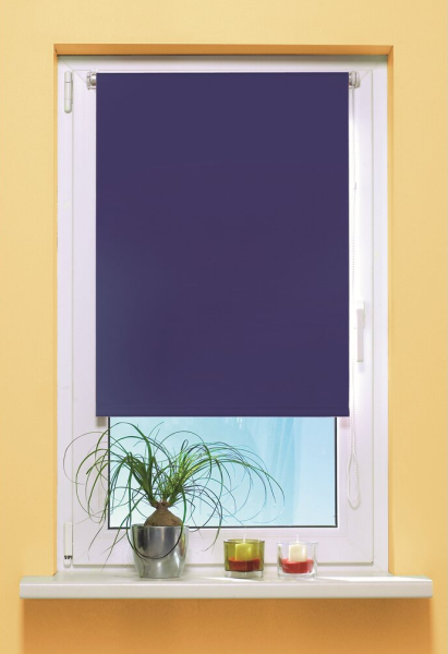 Sonnenschutz-Rollo Sagunto 140 x 175 cm Blau